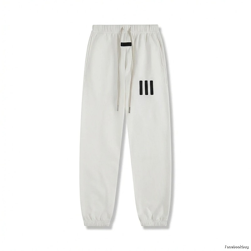ESSENTIALS minimalist style white sweatpants
