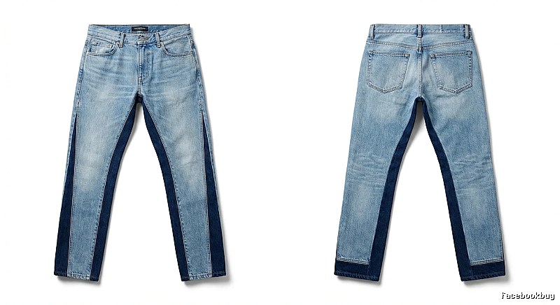 Gallery Dept. Color - Blocked Retro - Style Jeans