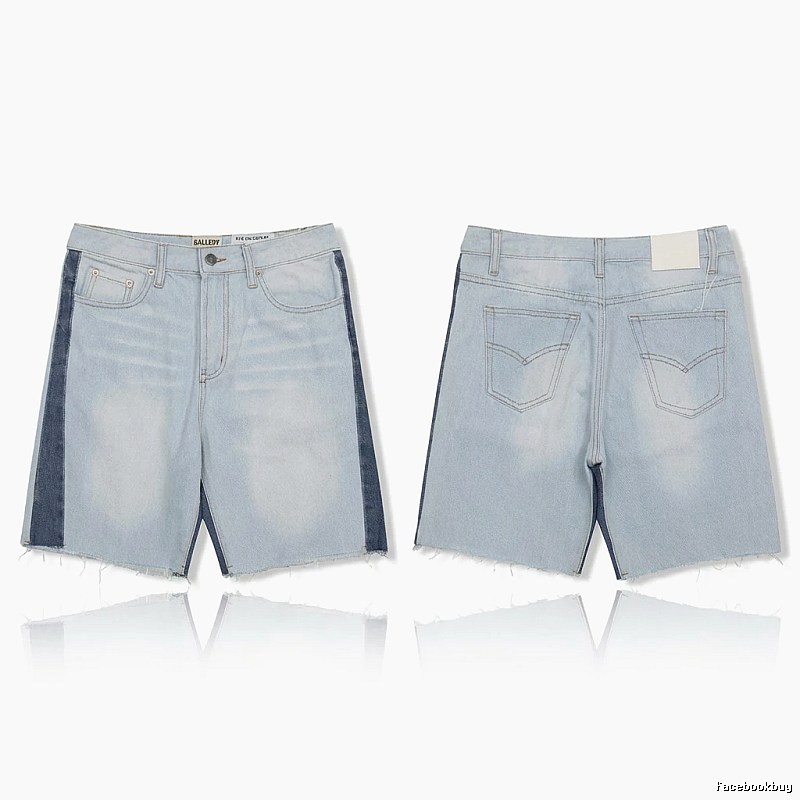 Gallery Dept denim-style light blue shorts