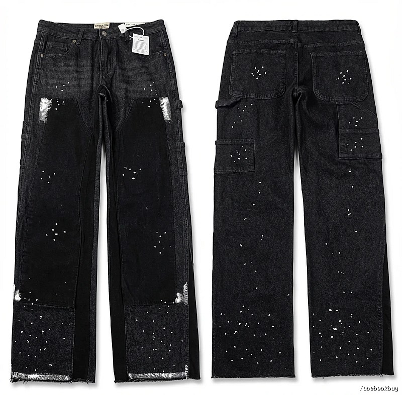 Gallery Dept. workwear style black jeans