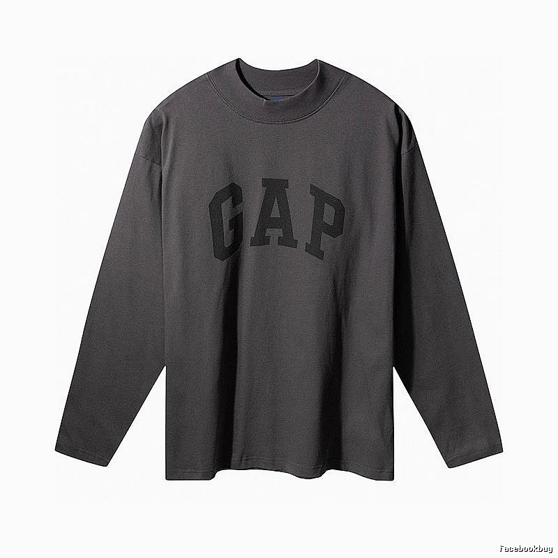 GAP Kanye Co-branded Dark Grey T-shirt