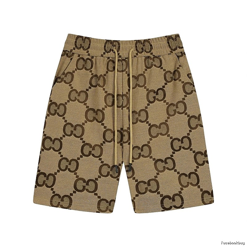 Gucci Double G Brown Retro Shorts