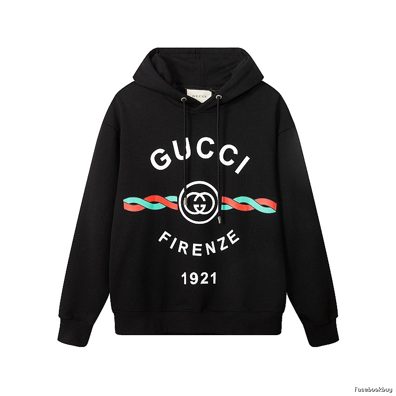 Gucci Hoodie with Black Hoodie with Gucci Firenze