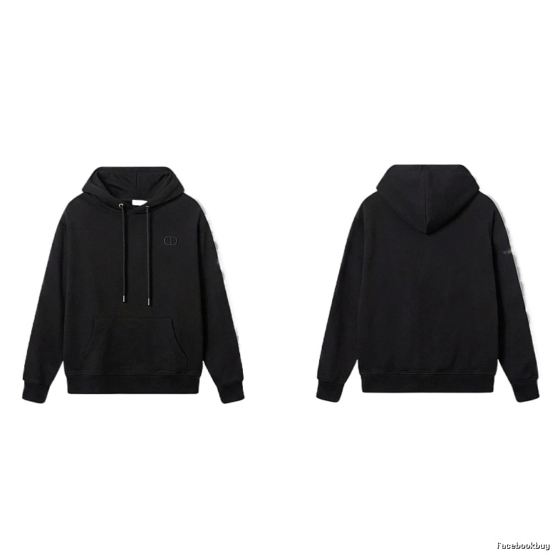 Gucci minimalist style black hoodie