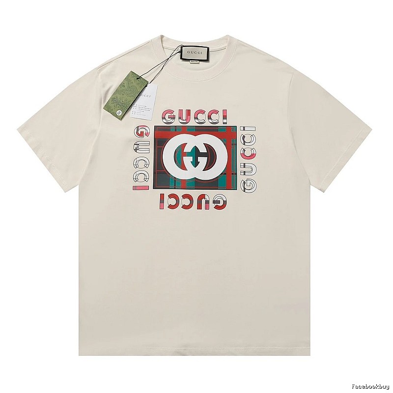 Gucci printed fashion white T-shirt