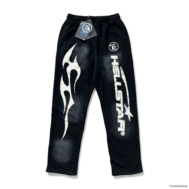 Hellstar Dark Style Black Sweatpants