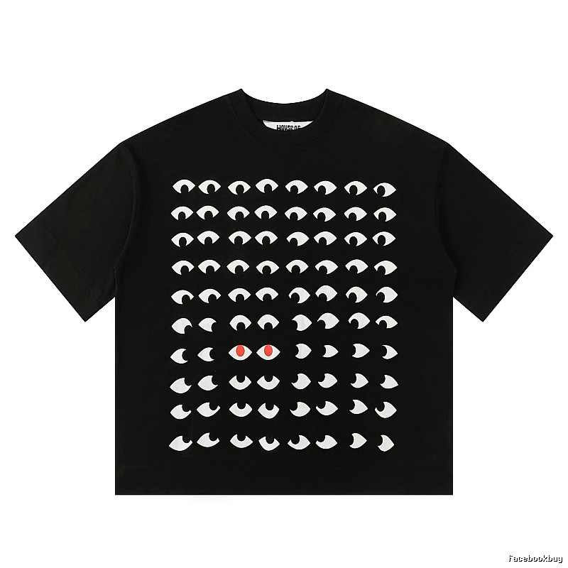 House of Errors Dark Trendy Cool Black Short-sleeve