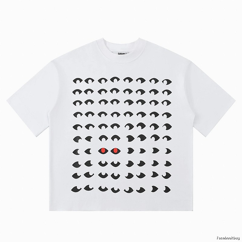 House of Errors Eye Print White T-shirt