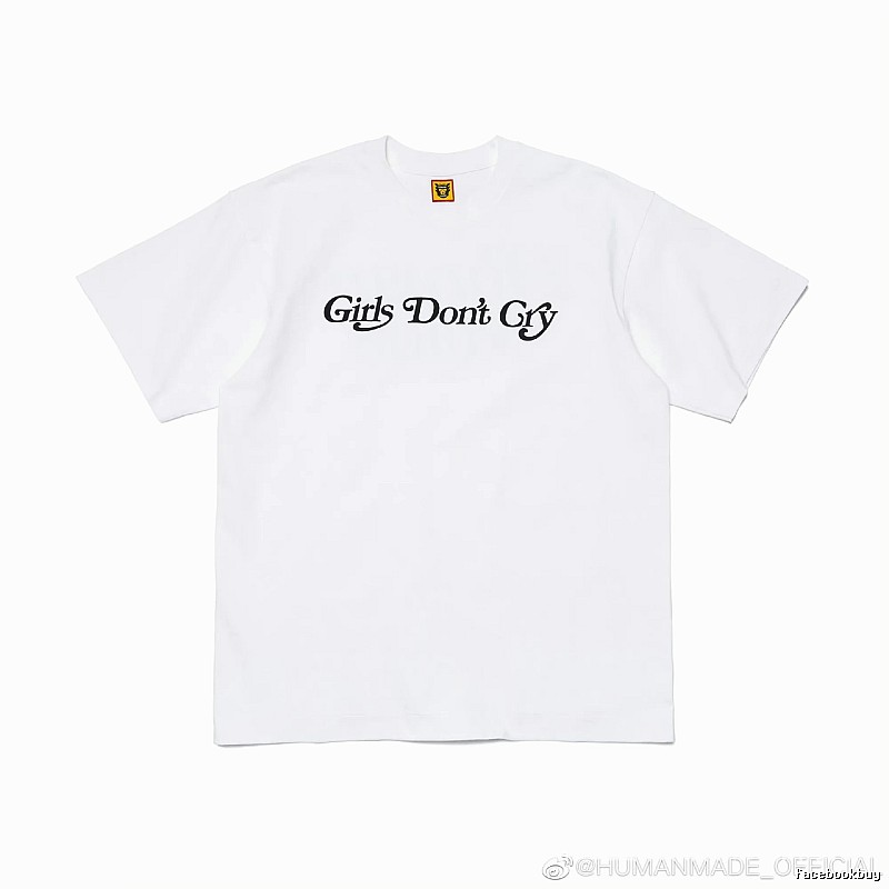 HUMAN MADE Co-branded Japanese Streetwear White Printed T-Shirt