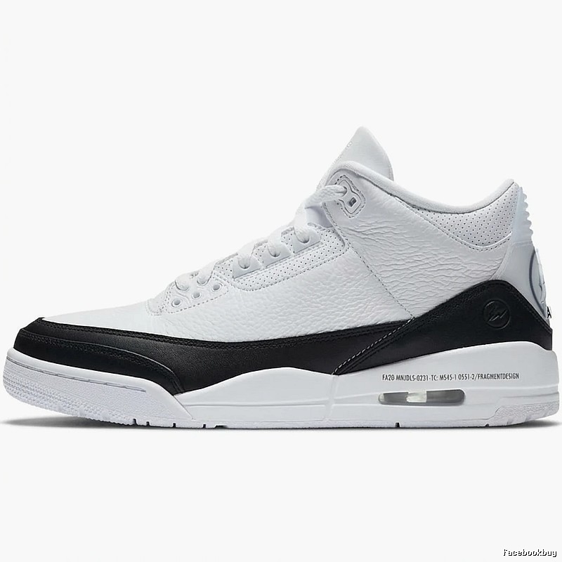 Jordan AJ3 Black and White Retro Sports Shoes