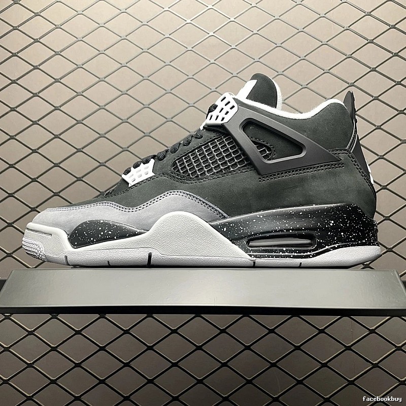 Jordan Black and Gray Color-Blocked Panels Basketball High-Tops