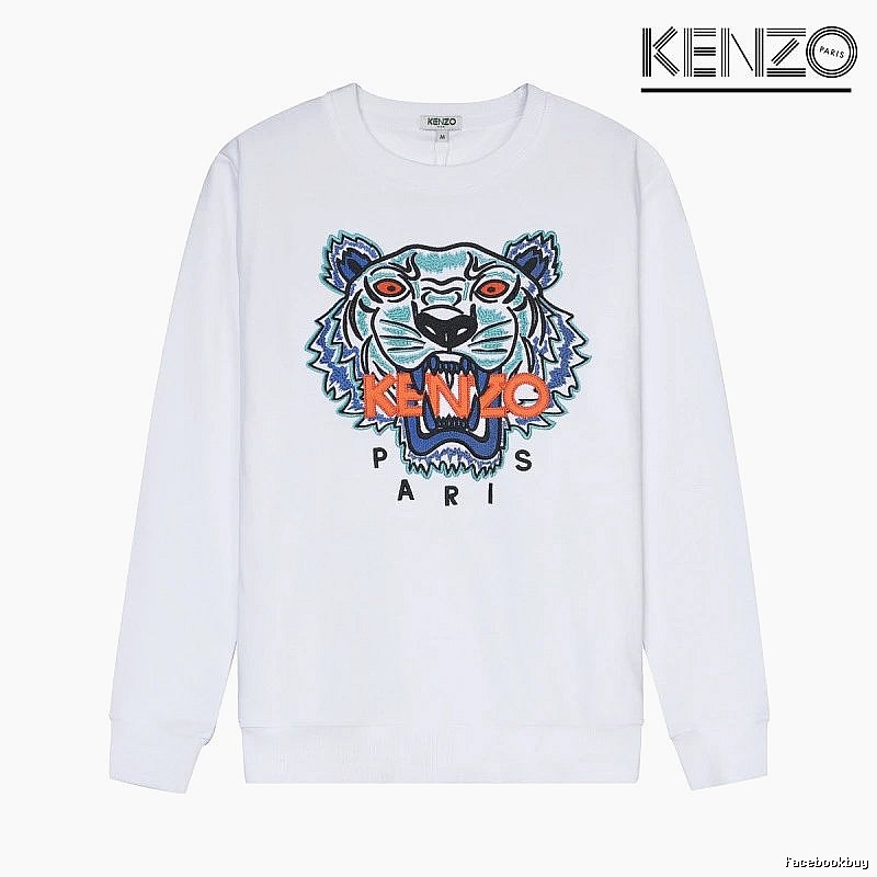 Kenzo Style Kc16 Tiger SweatShirt Coffee Run Graphic