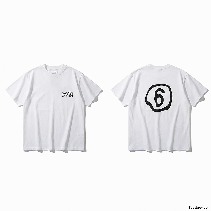 Maison Margiela white T-shirt with digital printing