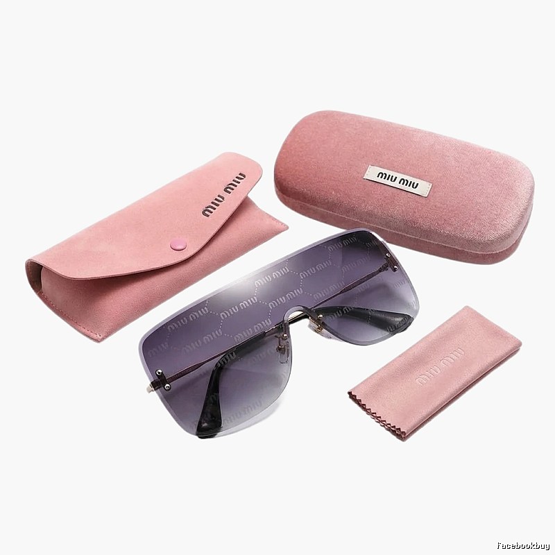 Miu Miu sunglasses gradient style dark gray