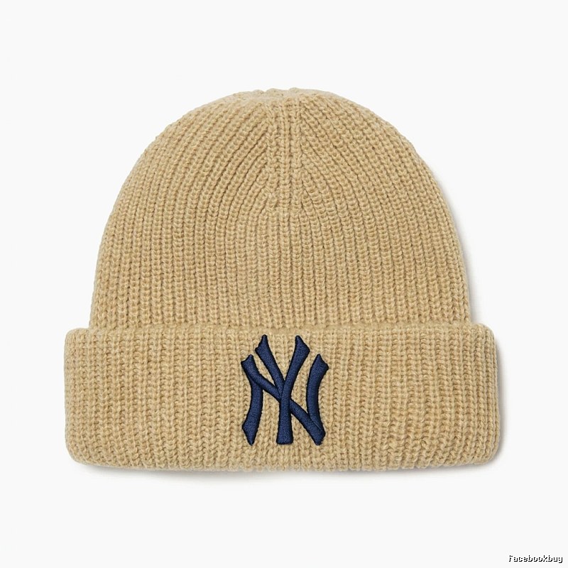 MLB classic beige knitted hat