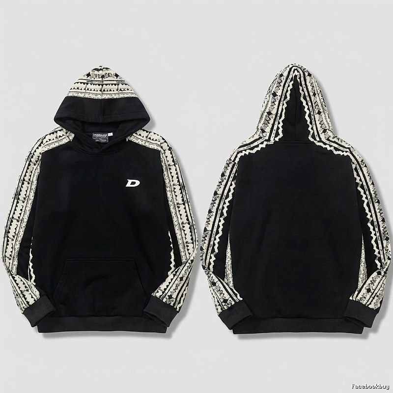 MLB retro style black hoodie