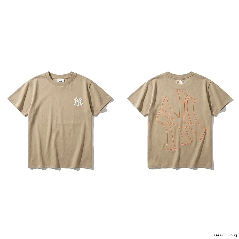 MLB retro style khaki T-shirt