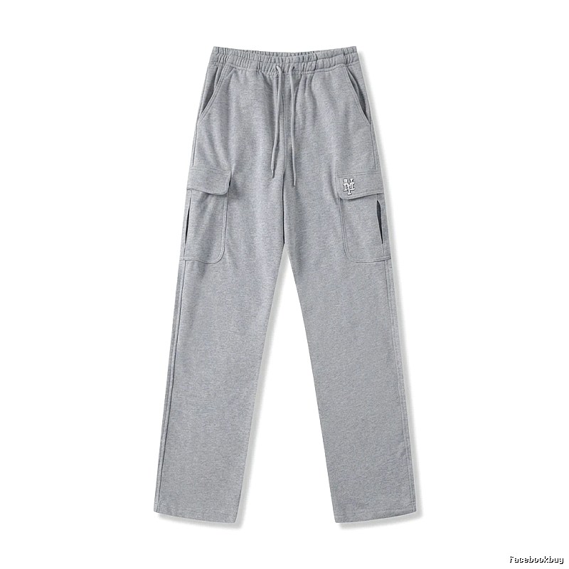 MLB utility-style grey long trousers