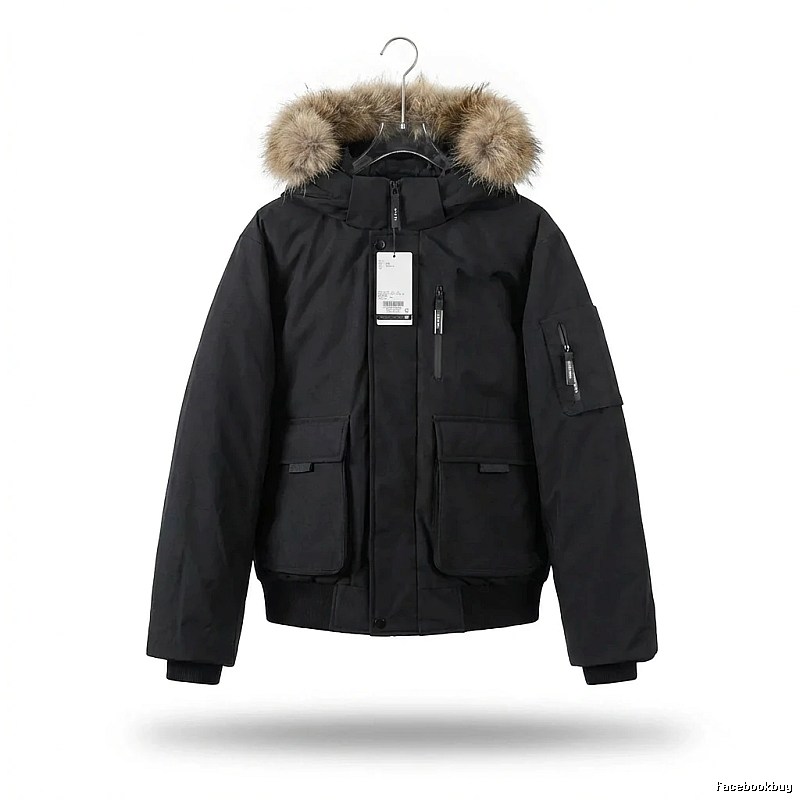 MLB Workwear Style Black Down Jacket