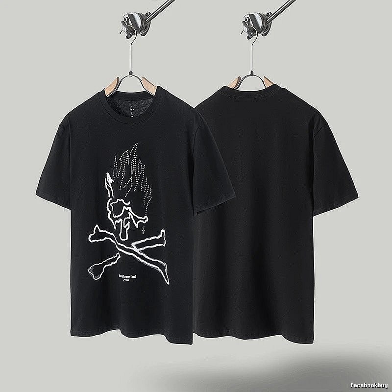 MMJ x Travis Scott Skull Street Style Black T-Shirt