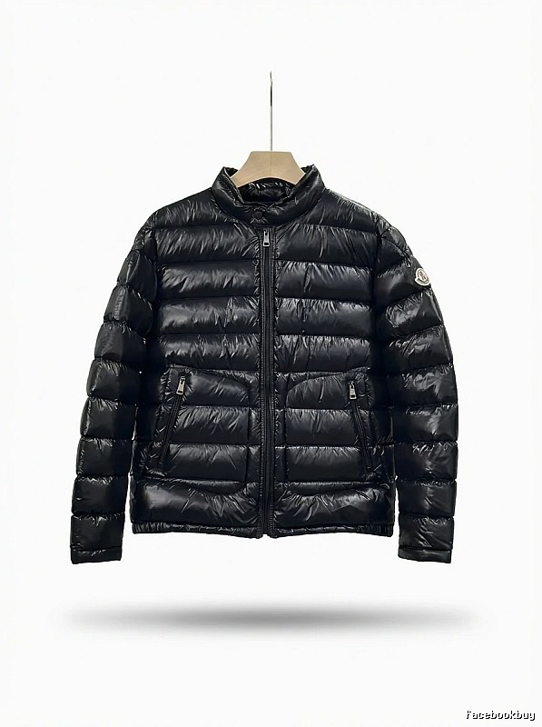 Moncler black fashionable down jacket