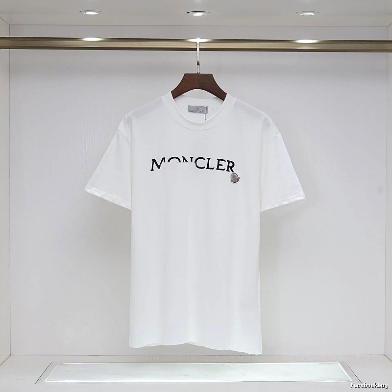 Moncler Classic Collection Minimalist Style White Short-sleeve T-shirt