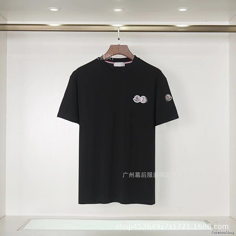 Moncler Co-branded Casual Style Black Short-sleeve T-shirt