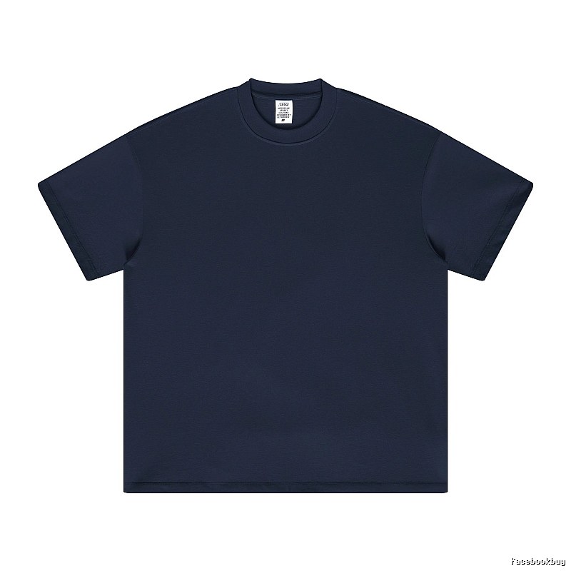 Monogram Plain white T-shirt Minimal White Short for Layered Styling