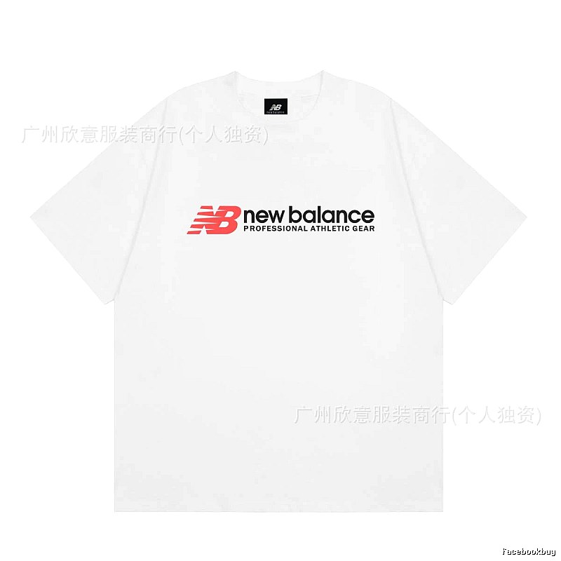New Balance Sports Casual Style White Short-sleeve T-shirt