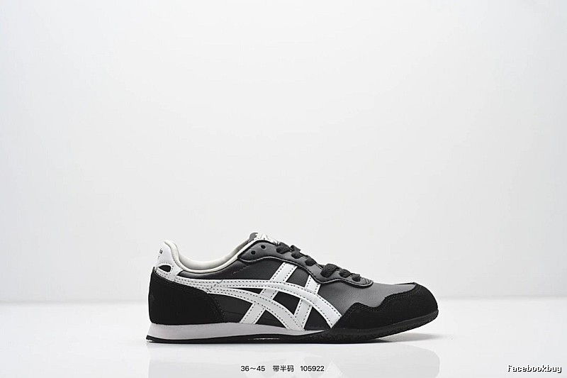 Onitsuka Tiger black-and-white retro sports shoes