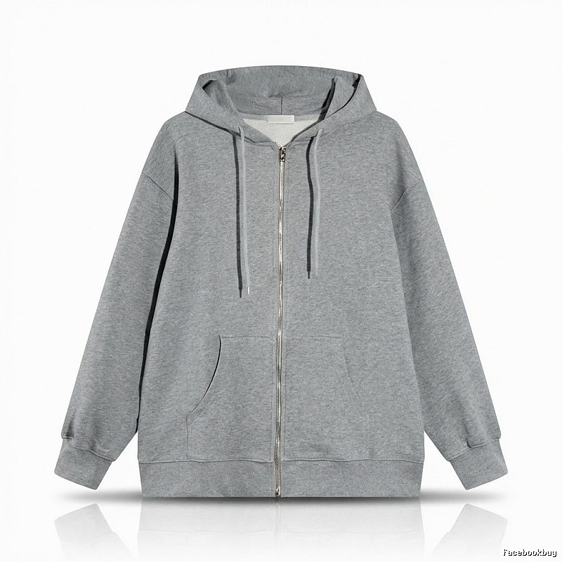 Other simple style hooded gray sweatshirt