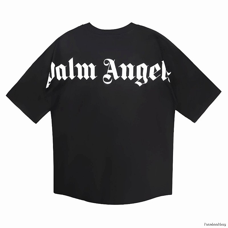Palm Angels Patterned Logo T-shirt White Palm Tree with Signature Styling