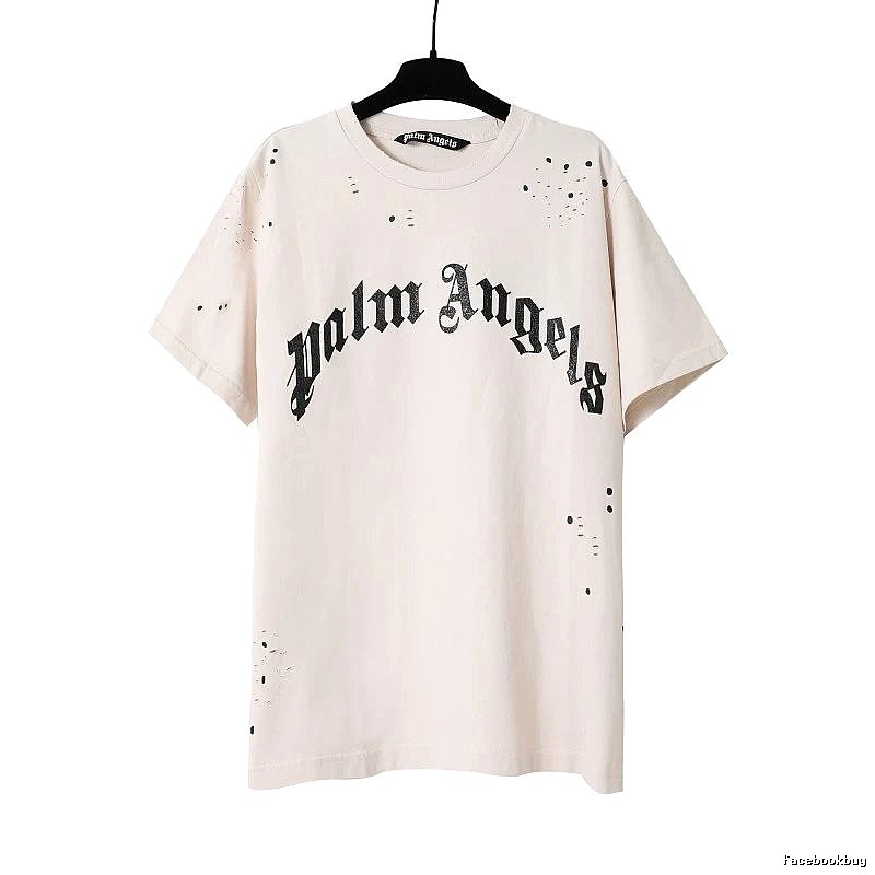 Palm Angels Sport Logo T-shirt White Palm Tree for Warm Weather