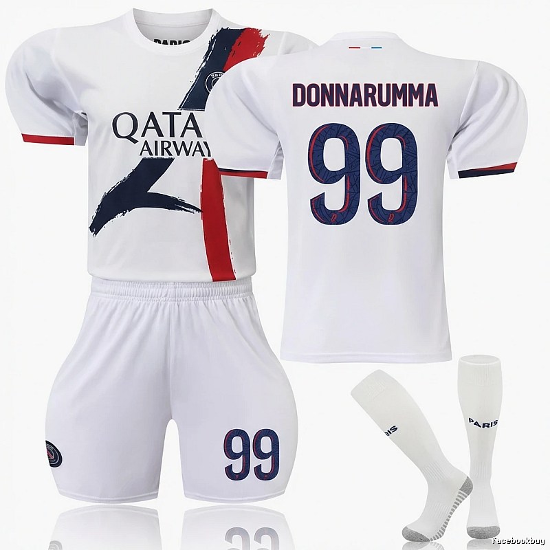 Paris Saint-Germain No. 99 white jersey
