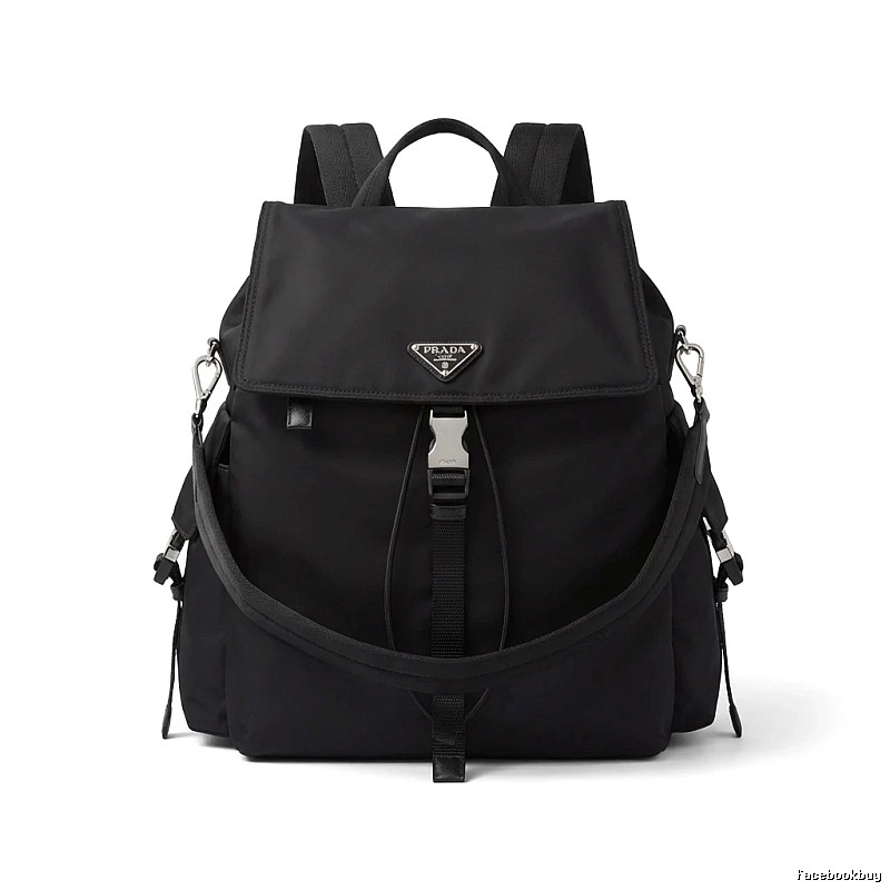 Prada classic black backpack