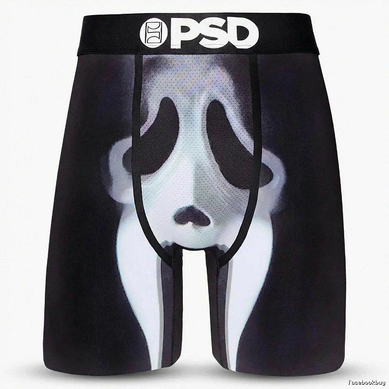 PSD Ghost Face Dark Style Boxer Briefs