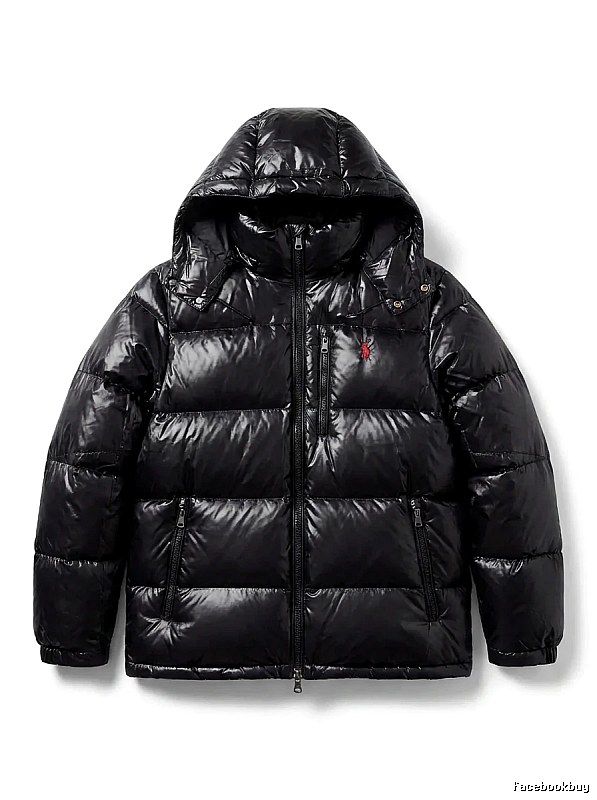 Ralph Lauren black trendy brand down jacket