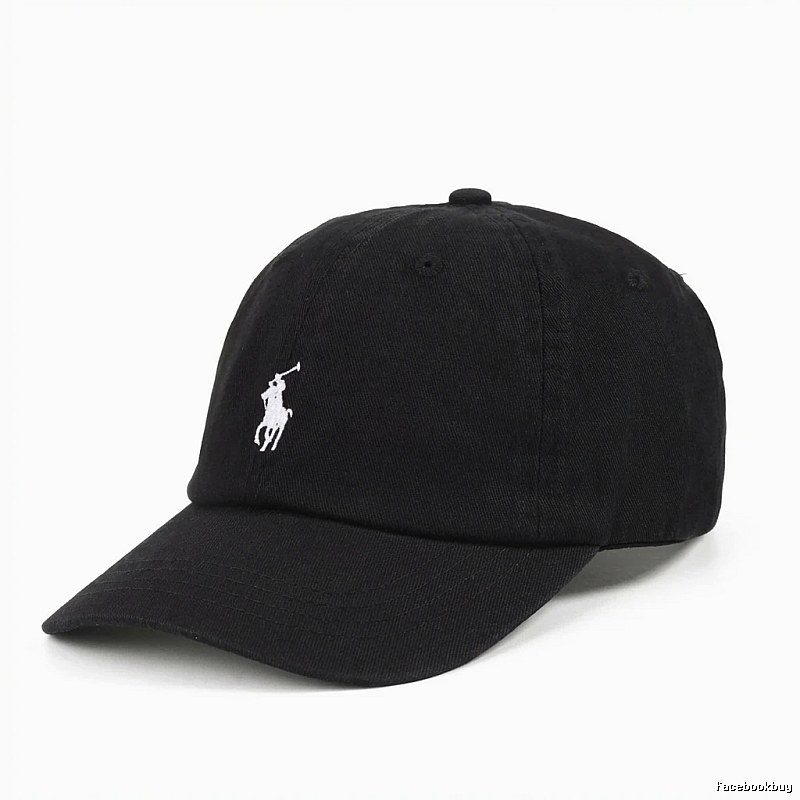 Ralph Lauren classic and simple style black hat
