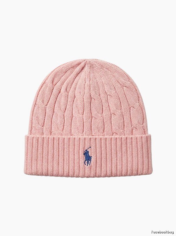 Ralph Lauren Polo Pink Knitted Hat