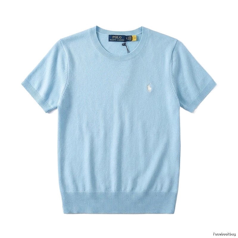 Ralph Lauren POLO simple style light blue short-sleeve