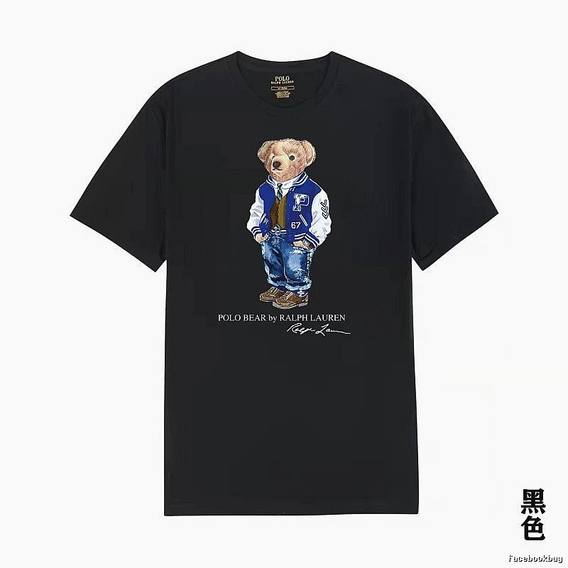 Ralph Lauren Teddy Bear Collection Black T-shirt