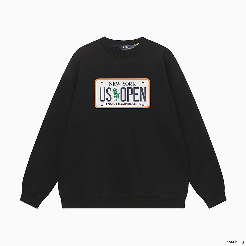 Ralph Lauren US OPEN Black Sweatshirt