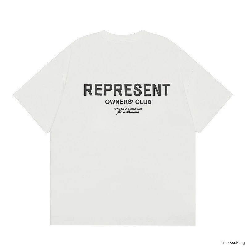 Represent White Style 801 Owners Club T-Shirt Color Pop Logo