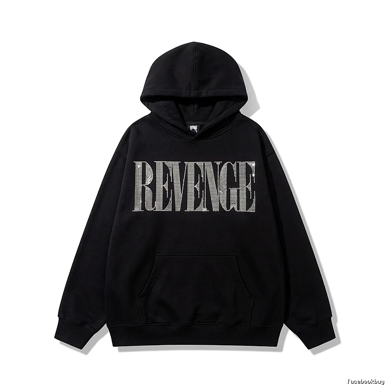 Revenge Letter Wind Black Hoodie