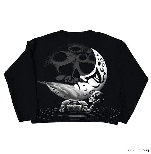 Sport Anime graphic sweater Black Knit Top for Warm Weather