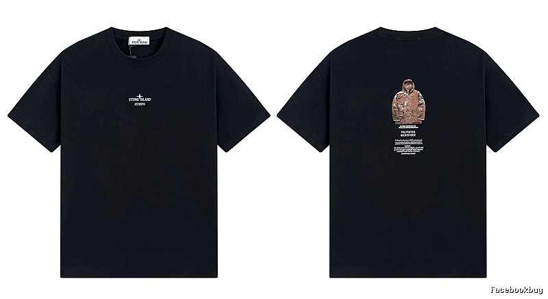 Stone Island Archive Series Street Style Black T-Shirt