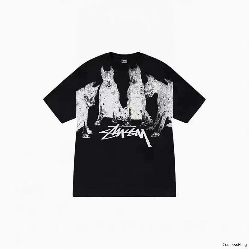Stussy Classic Graphic T-shirt Black White Stussy for Daily Styling