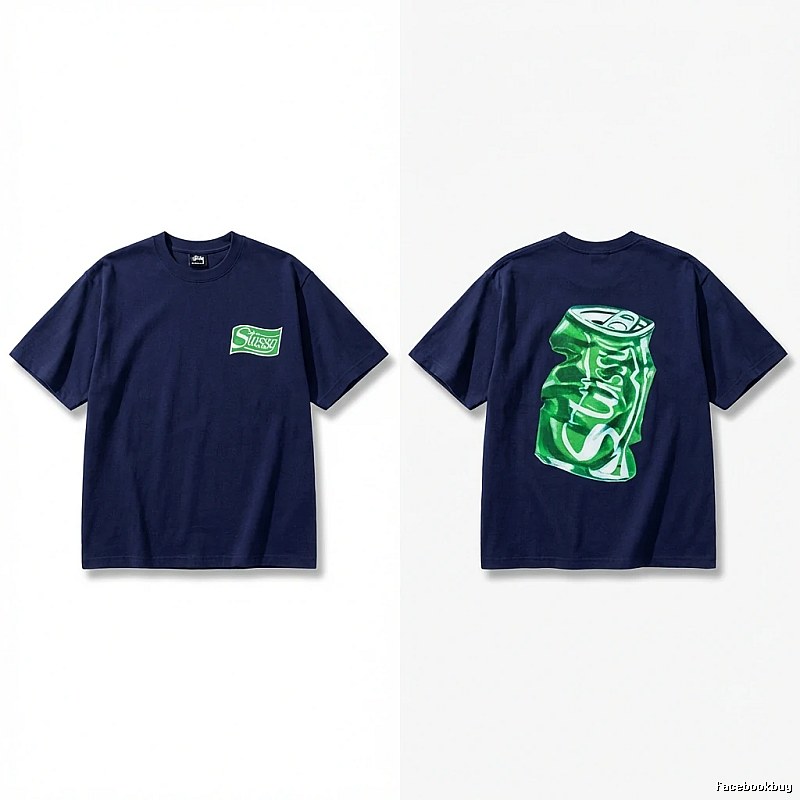 Stussy Cola Print Short-Sleeve T-Shirt