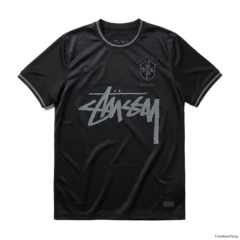 Stussy graffiti-style black T-shirt