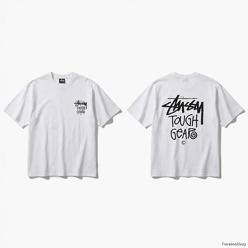 Stussy Graffiti Style White T-shirt